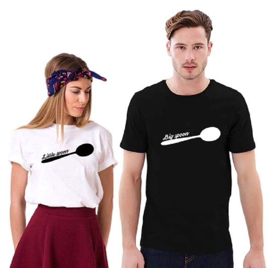 Spoon Couple T-shirts