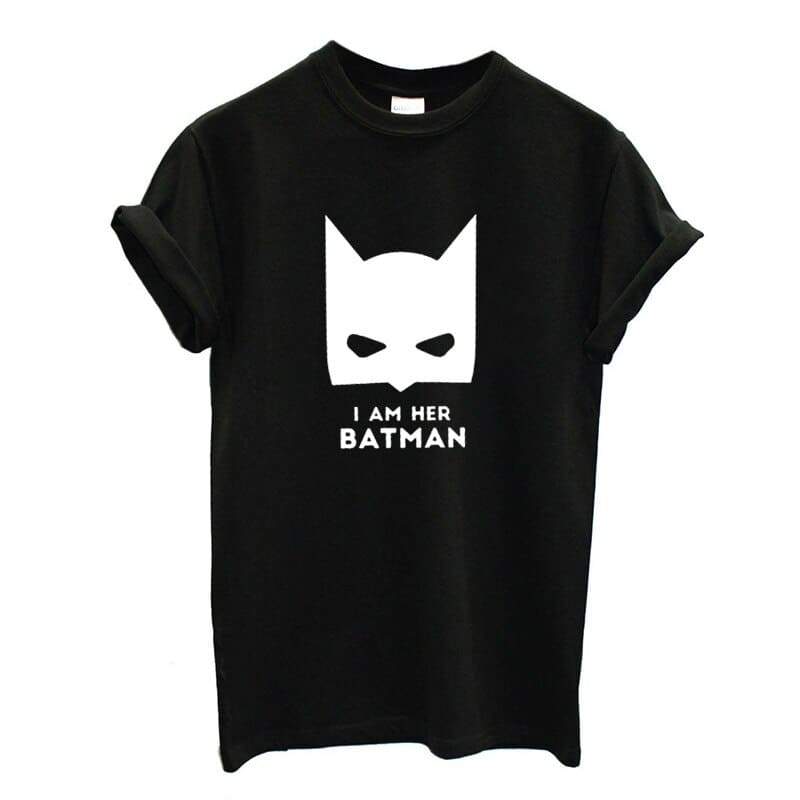 Batman and Catwoman Couple T-shirts Men