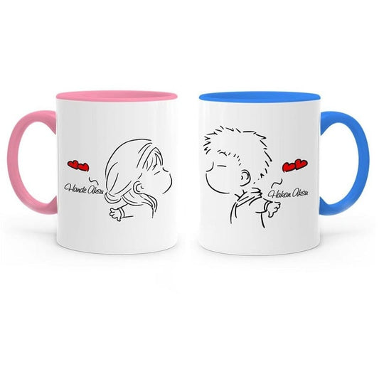 Kiss Couple Mugs