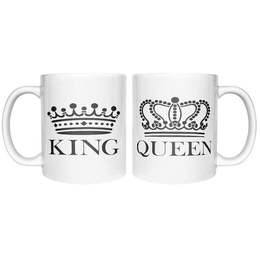 Tasse Couple King Queen - Couple-Gift-Store
