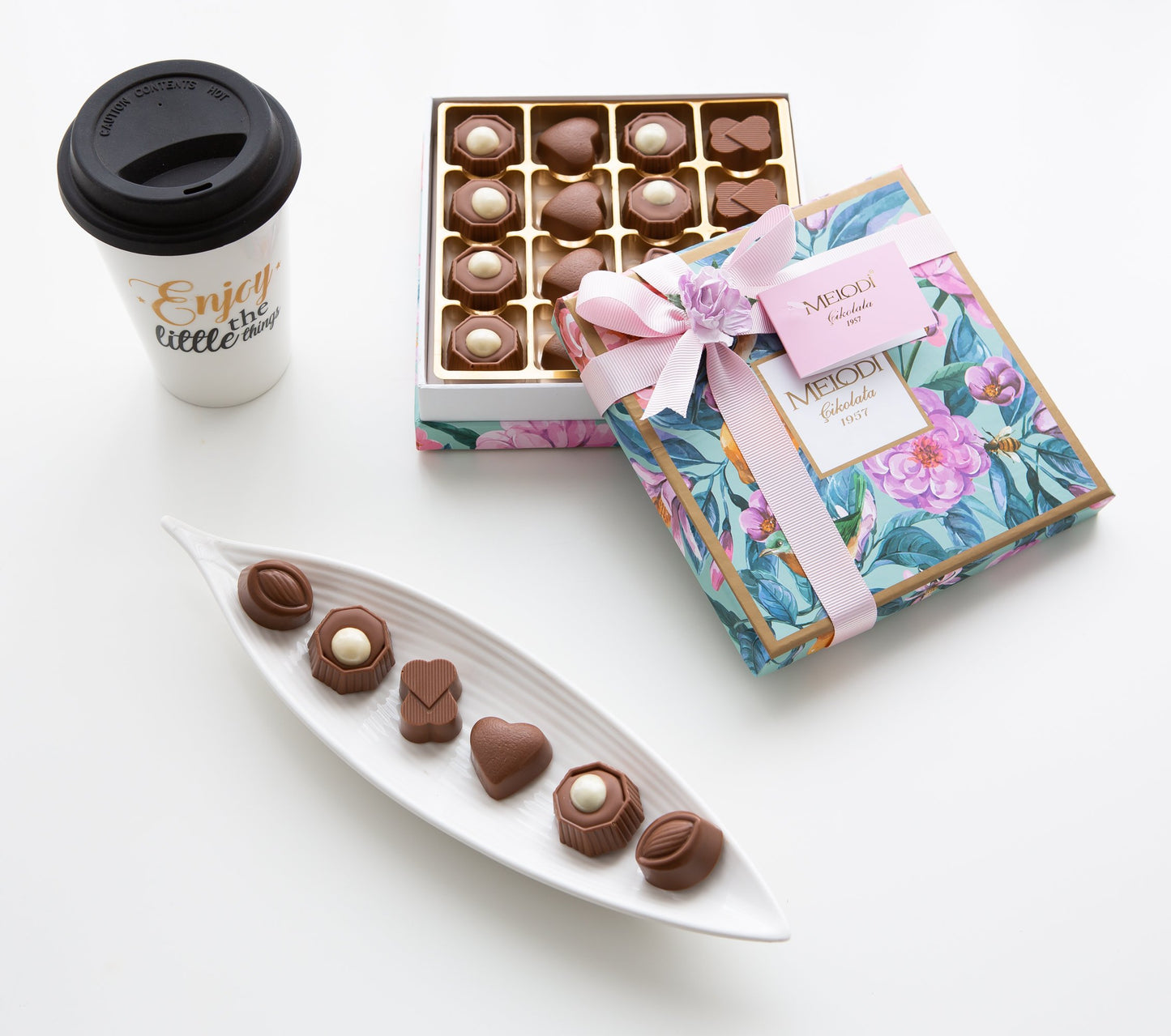 Assorted Chocolate Candy Truffles Signature Gift Box
