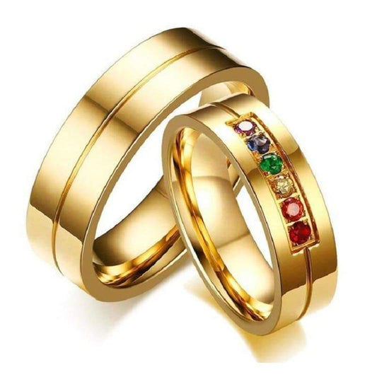 Chakras Couple Rings