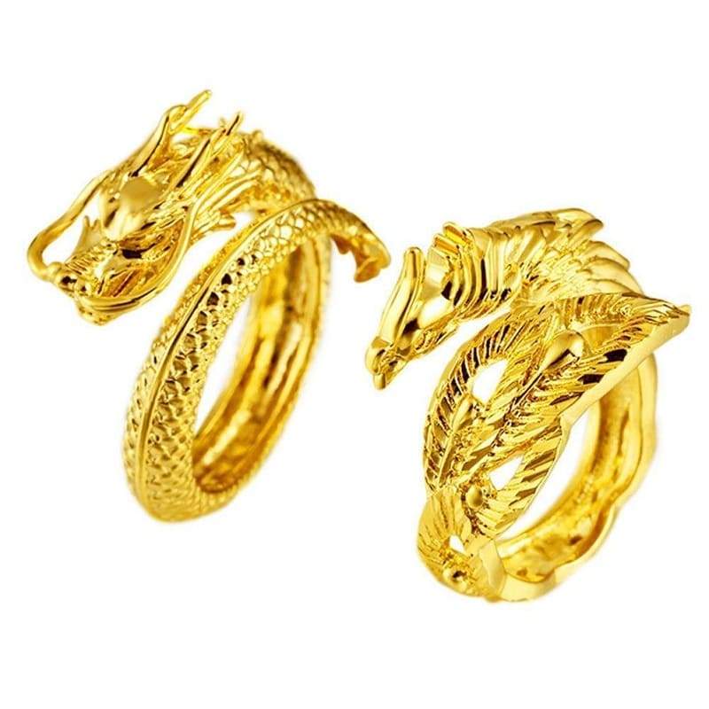 Dragon Couple Rings