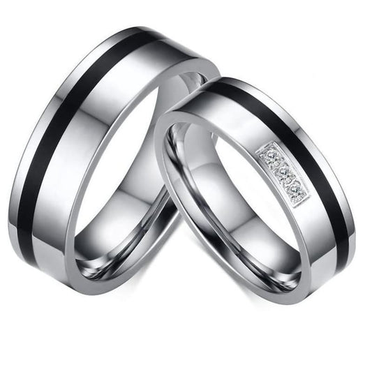 Love Duo Couple Rings
