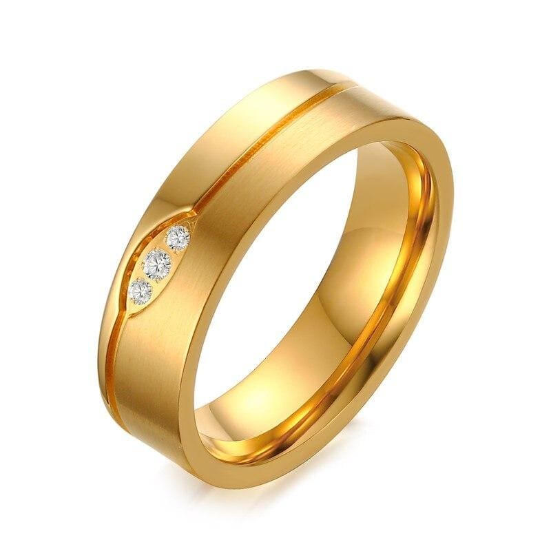 Women Gold Leaf Couple Rings