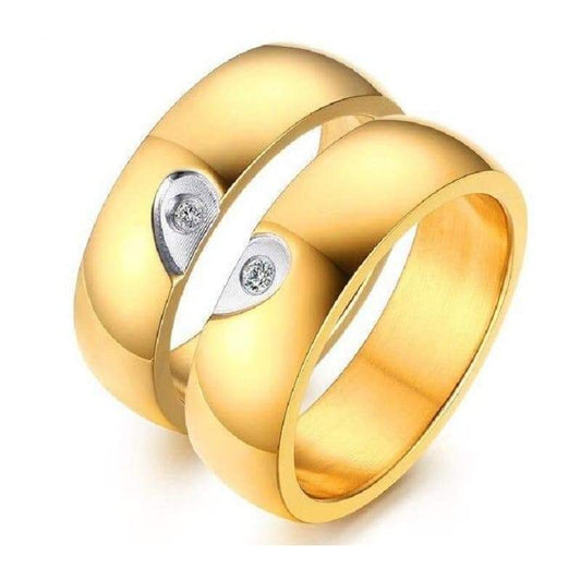 Inseparable Couple Rings