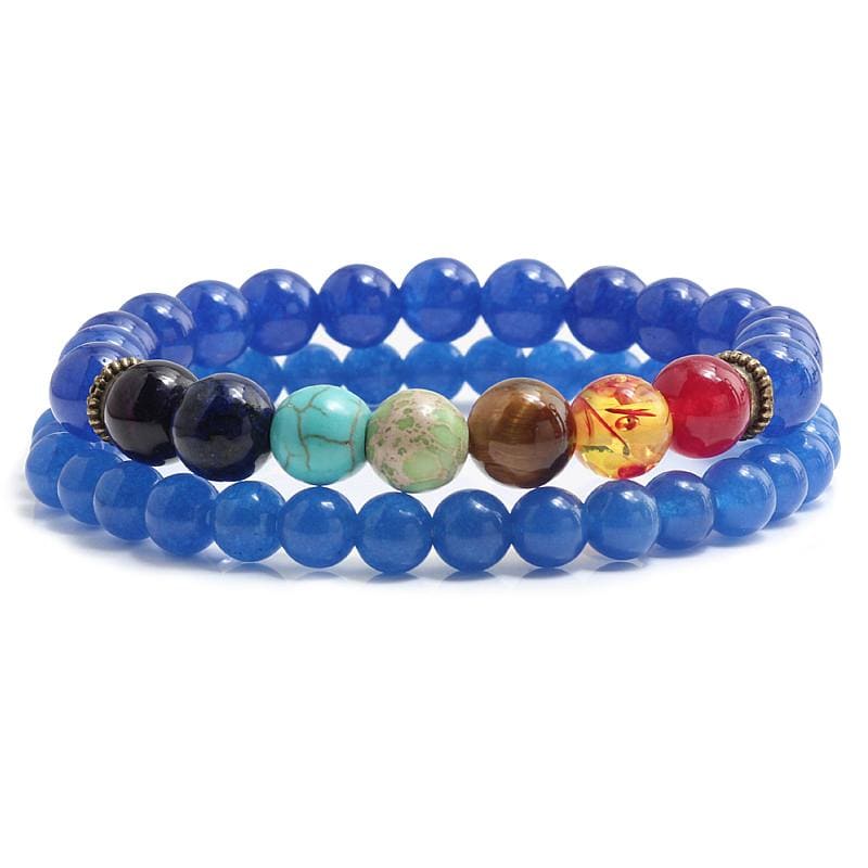 Ocean Chakras Couple Bracelets