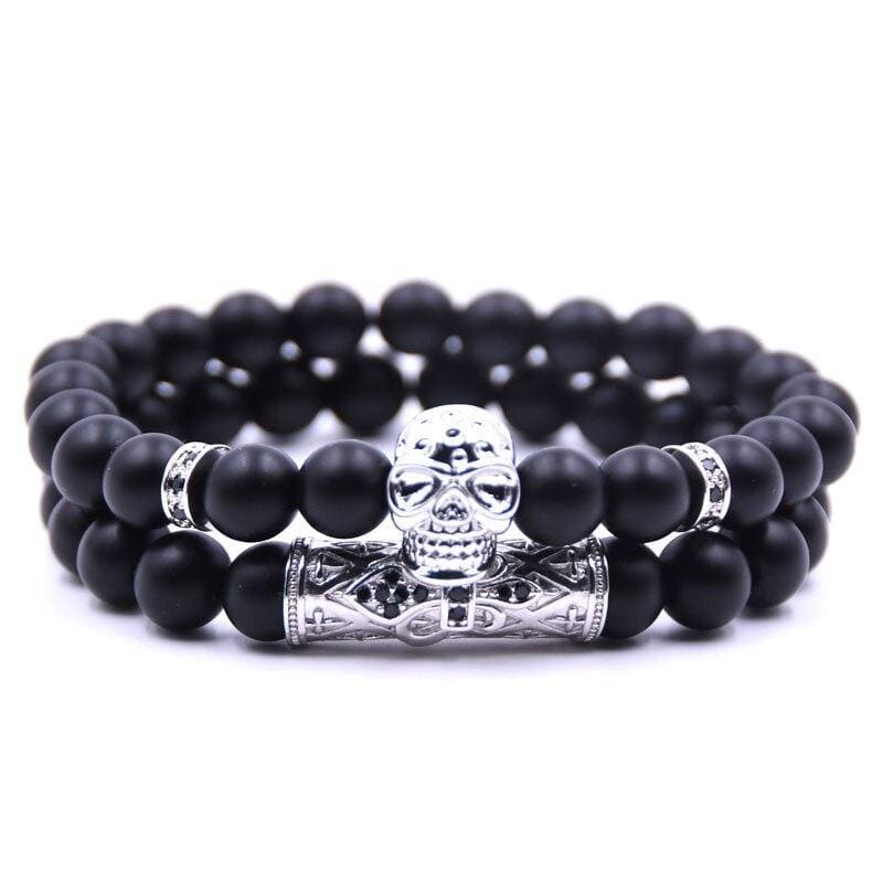 Evil Skull Couple Bracelets