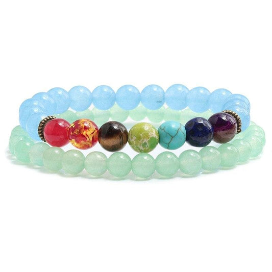 Ocean Chakras Couple Bracelets