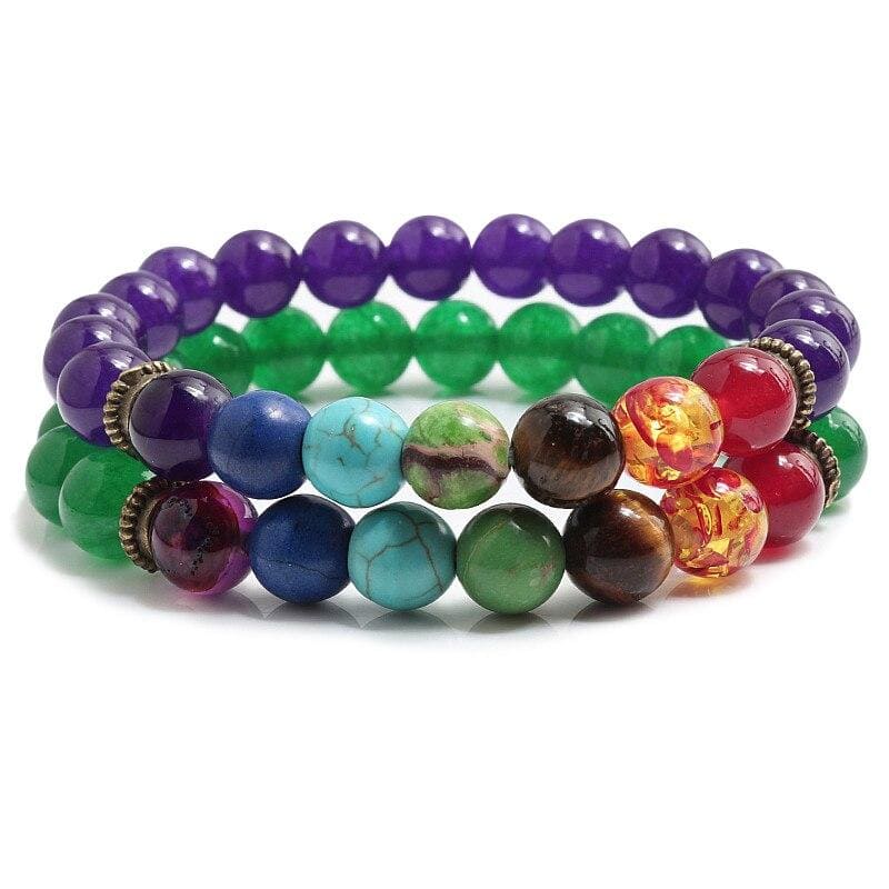 Spring Chakras Couple Bracelets