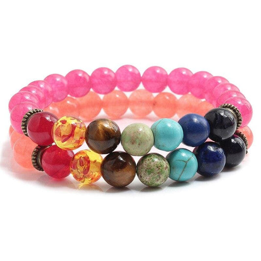 Sweet Chakra Couple Bracelets