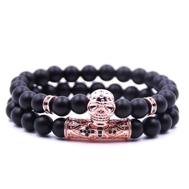 Shadow Skull Couple Bracelets