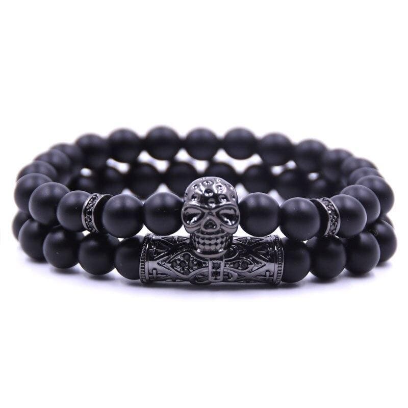 Dark Skull Couple Bracelets