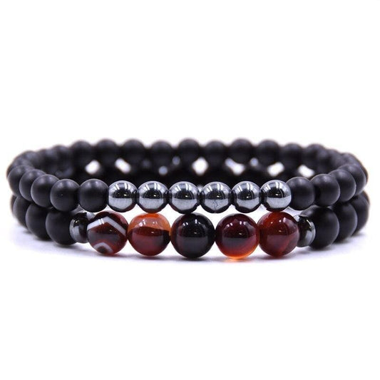 Brown Fusion Couple Bracelets