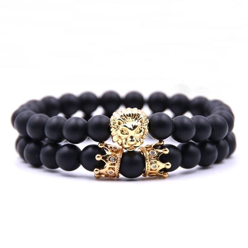 African Lion Couple Bracelets