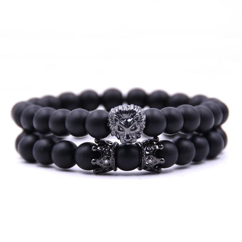 African Lion Couple Bracelets