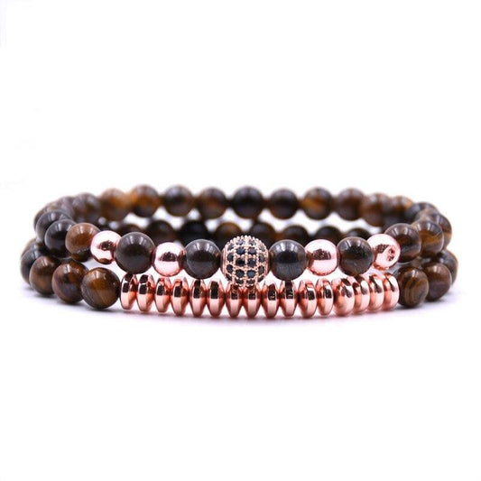 Tiger Beads Couple Bracelets