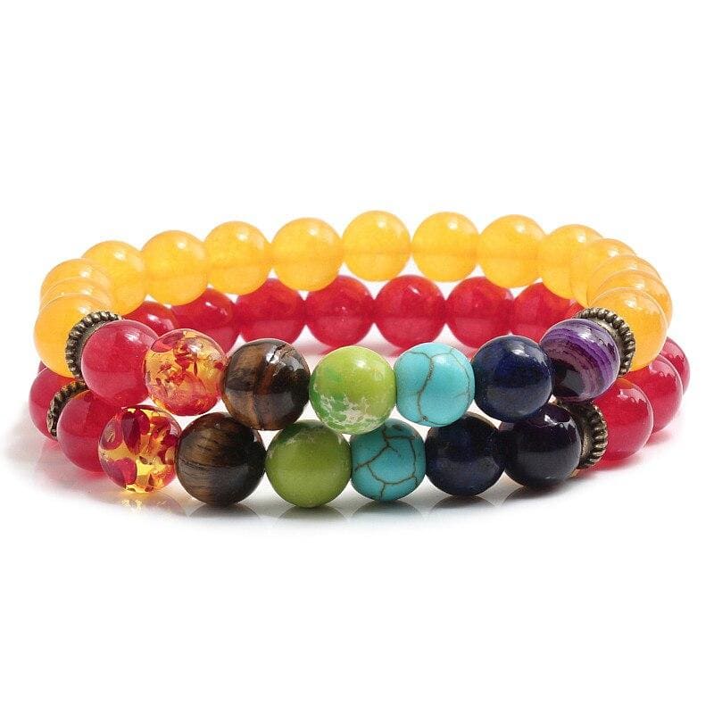 Chakra Power Couple Bracelets