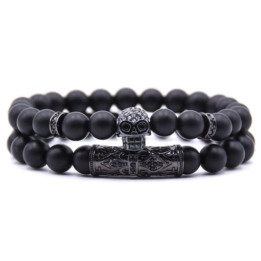 Dark Skull Couple Bracelets