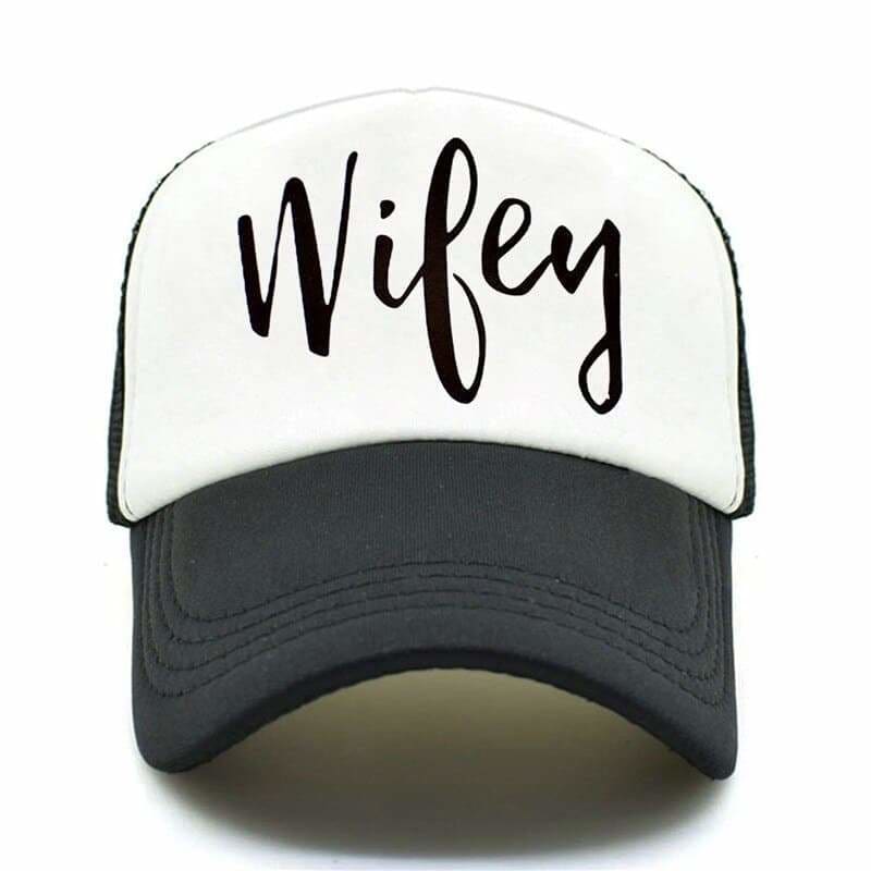 Man Hubby Wifey Couple Caps - Couple-Gift-Store