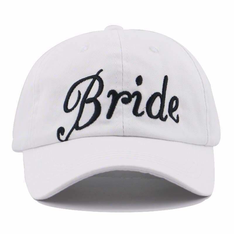 White Newly Wed Couple Caps - Couple-Gift-Store