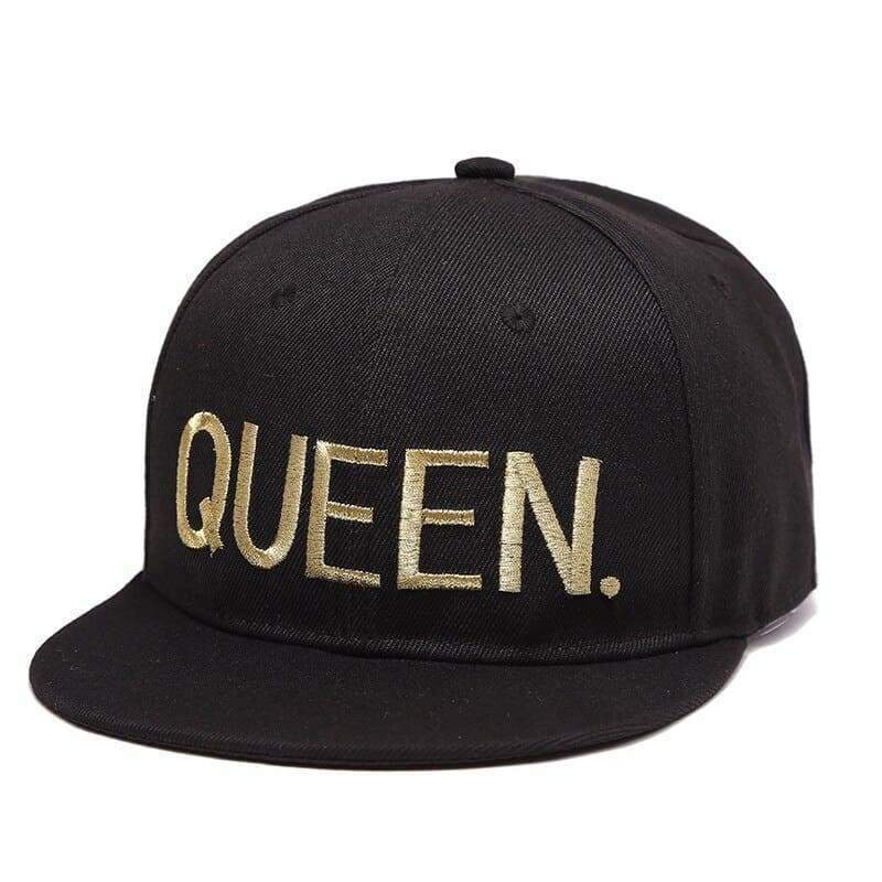 Queen Gold Couple Caps - Couple-Gift-Store