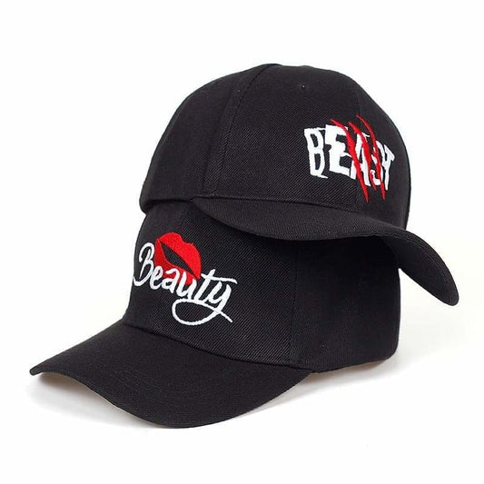 Couple Caps Beauty & Beast - Couple-Gift-Store