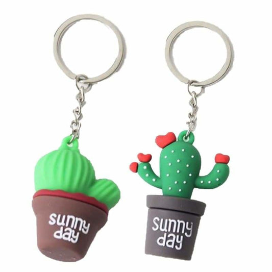 Couple Keychain Cactus - Couple-Gift-Store