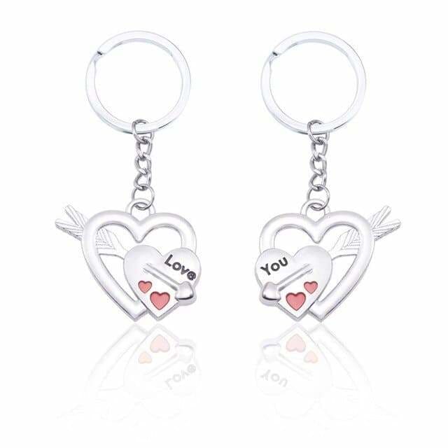 Couple Keychain Heart - Couple-Gift-Store