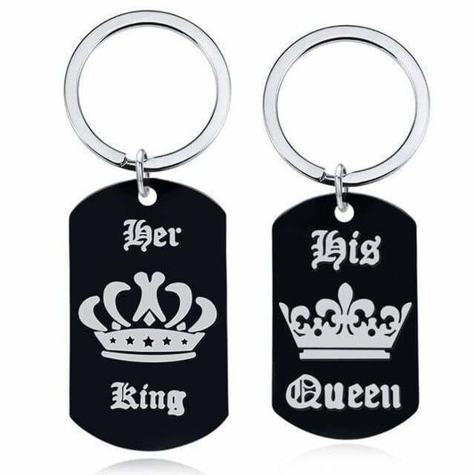 Couple Keychain Royal Crown - Couple-Gift-Store