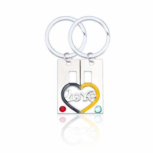 Couple Keychain To be shared - Couple-Gift-Store