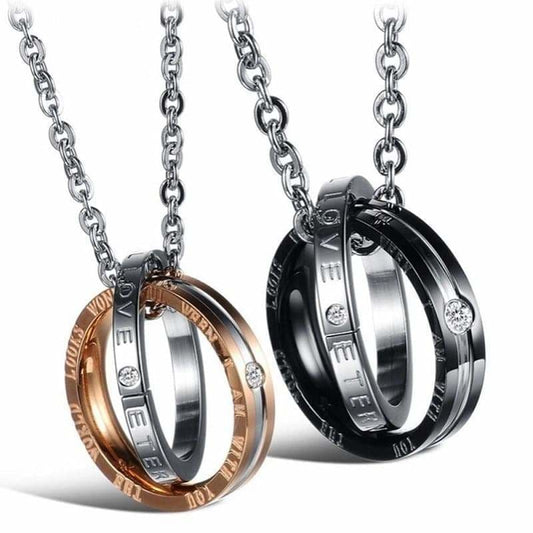Couple Necklaces Love - Couple-Gift-Store