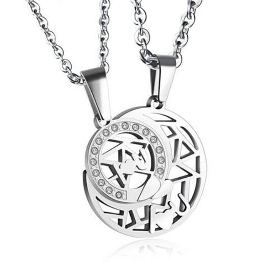 Couple Necklaces Sun and Moon - Couple-Gift-Store