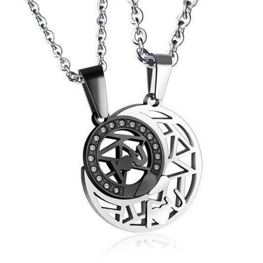 Couple Necklaces Sun Moon - Couple-Gift-Store