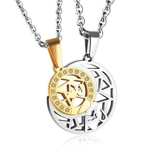 Couple Necklaces Sun & Moon - Couple-Gift-Store