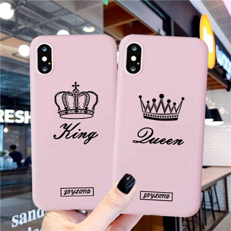 Couple Phone Case Crown - Couple-Gift-Store