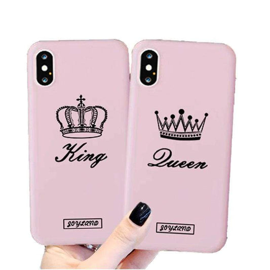 Couple Phone Case Crown - Couple-Gift-Store