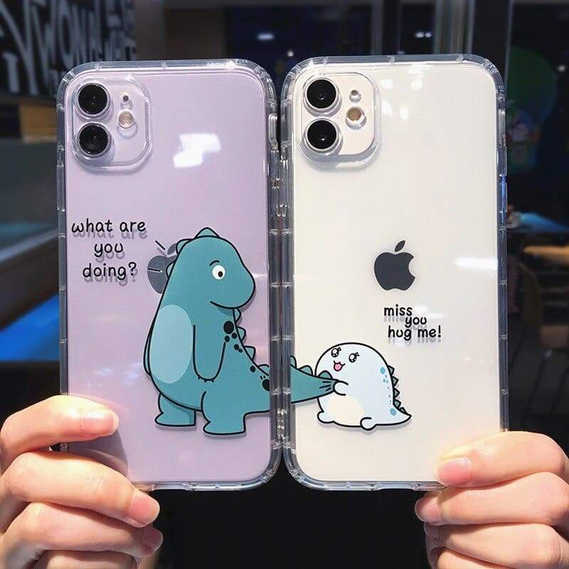 Couple Phone Case Dinosaur - Couple-Gift-Store