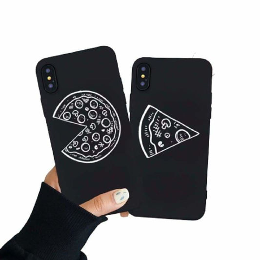 Couple Phone Case Pizza - Couple-Gift-Store