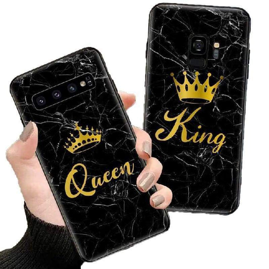 Couple Phone Case Queen and King - Couple-Gift-Store