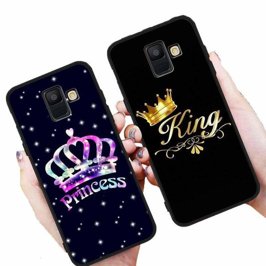 Couple Phone Case Queen & King - Couple-Gift-Store