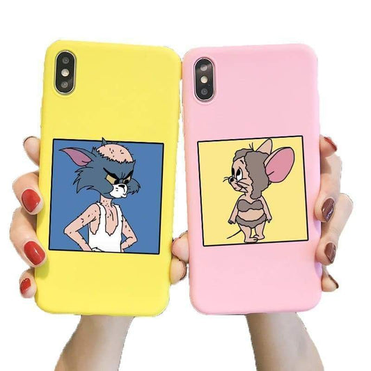 Couple Phone Case Tom and Jerry - Couple-Gift-Store