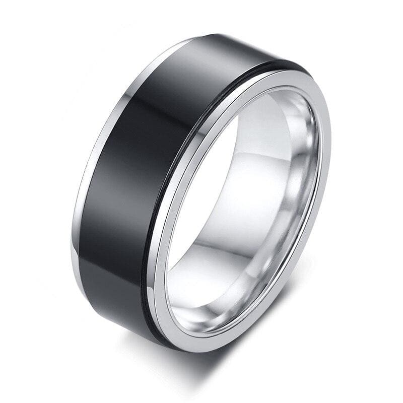 Couple Rings Bicolor - 6 / Man - Couple-Gift-Store