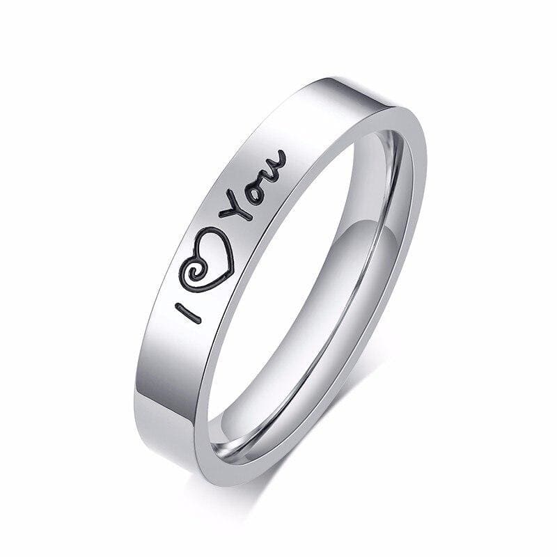 Couple Rings I Love You - 6 / Man - Couple-Gift-Store