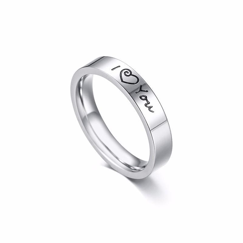 Couple Rings I Love You - 6 / Woman - Couple-Gift-Store
