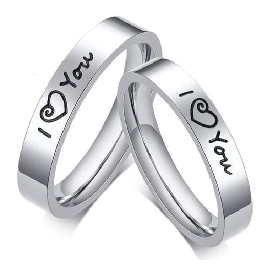 Couple Rings I Love You - Couple-Gift-Store