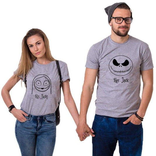 Jack Sally Couple T-shirts