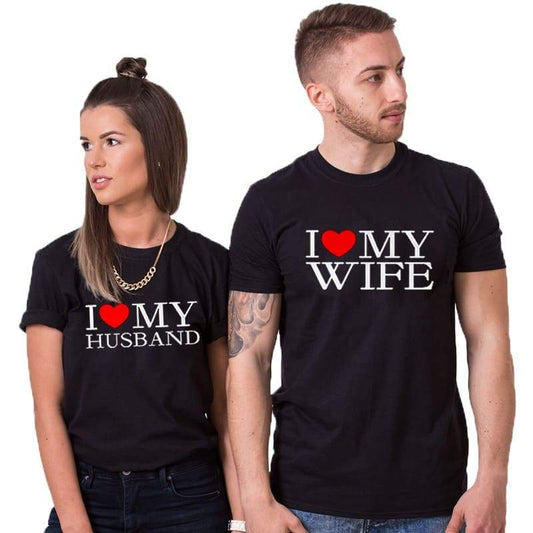 I Love My Wife Couple T-shirts