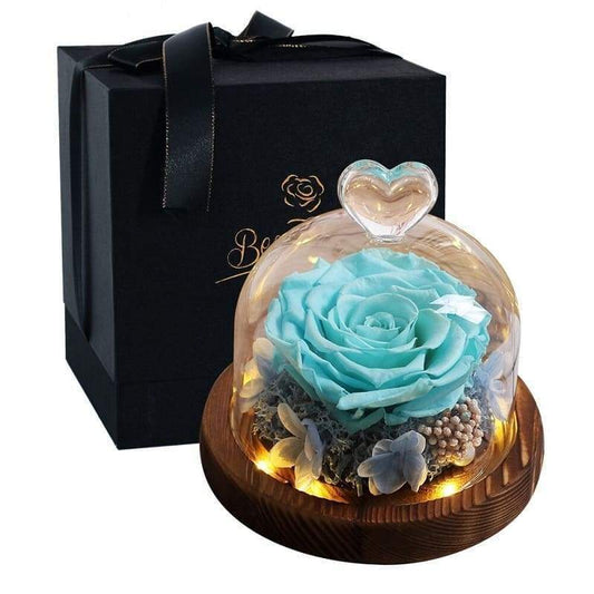 Eternal Rose Under Bell Blue - Couple-Gift-Store
