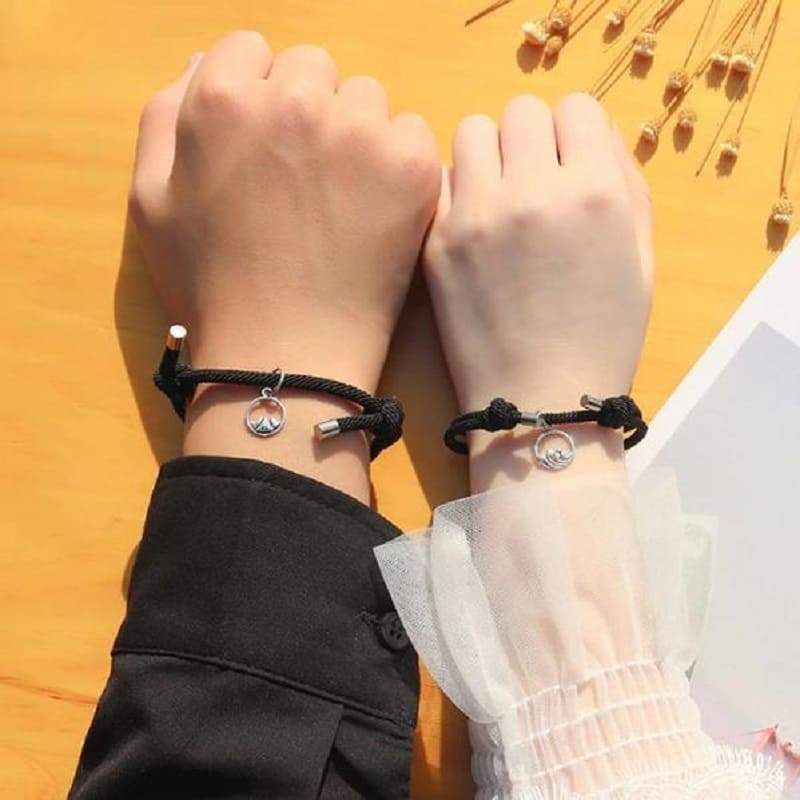 Magnetic Couple Bracelets Happiness - Couple-Gift-Store